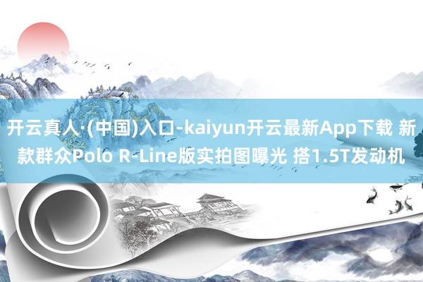 开云真人·(中国)入口-kaiyun开云最新App下载 新款群众Polo R-Line版实拍图曝光 搭1.5T发动机