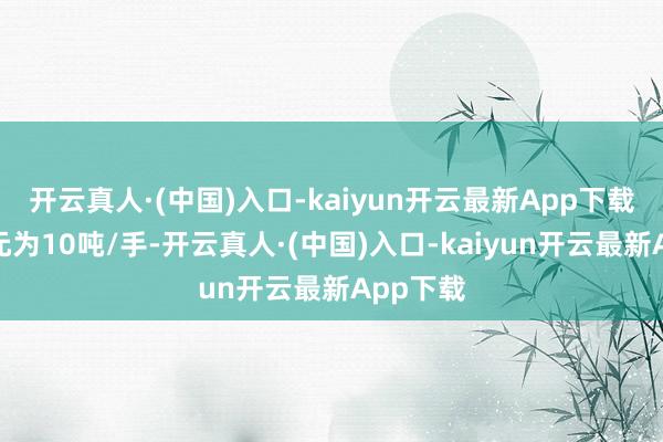 开云真人·(中国)入口-kaiyun开云最新App下载交游单元为10吨/手-开云真人·(中国)入口-kaiyun开云最新App下载